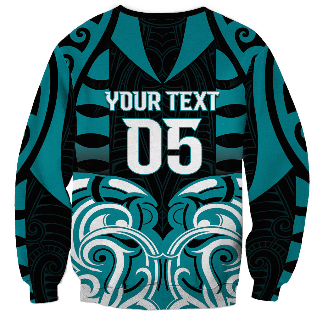 Custom Aotearoa Tapuika Sweatshirt New Zealand Traditional Maori Pattern DT05 - Polynesian Pride
