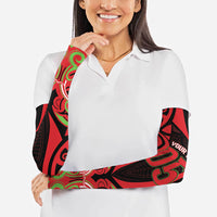 Custom Aotearoa Ngati Maru Arm Sleeves New Zealand Traditional Maori Pattern DT05 - Polynesian Pride
