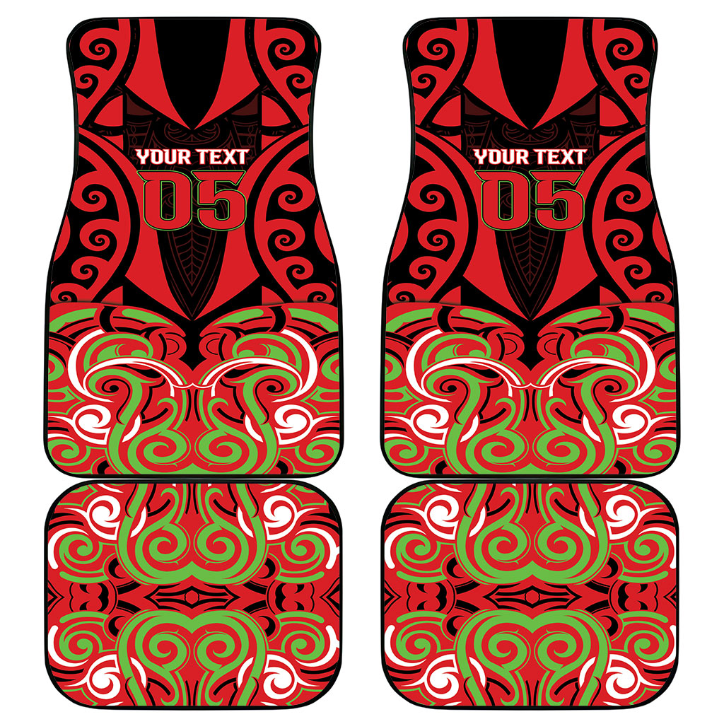Custom Aotearoa Ngati Maru Car Mats New Zealand Traditional Maori Pattern DT05 - Polynesian Pride