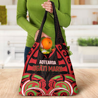 Aotearoa Ngati Maru Grocery Bag New Zealand Traditional Maori Pattern DT05 - Polynesian Pride