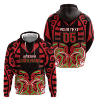 Custom Aotearoa Ngati Maru Hoodie New Zealand Traditional Maori Pattern DT05 - Polynesian Pride
