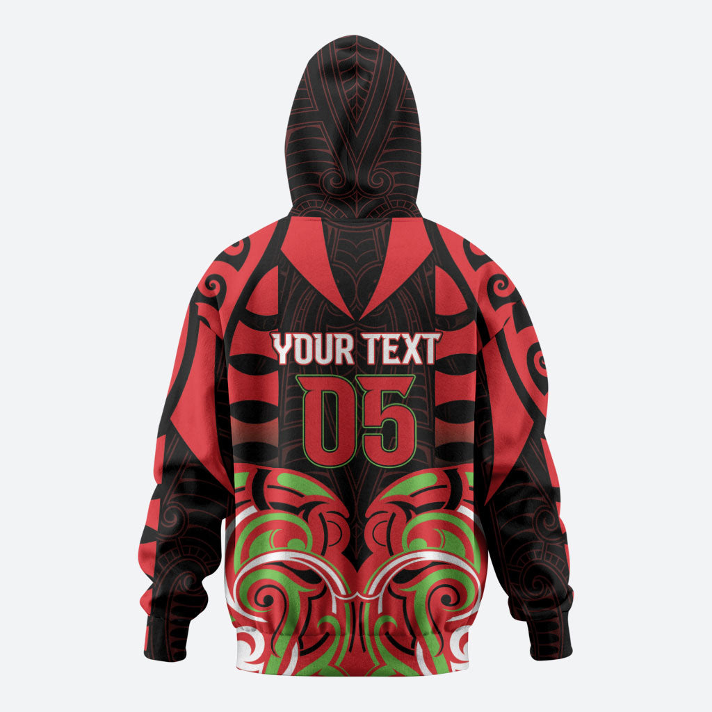 Custom Aotearoa Ngati Maru Hoodie New Zealand Traditional Maori Pattern DT05 - Polynesian Pride