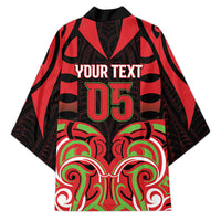 Custom Aotearoa Ngati Maru Kimono New Zealand Traditional Maori Pattern DT05 - Polynesian Pride