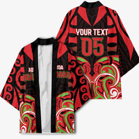Custom Aotearoa Ngati Maru Kimono New Zealand Traditional Maori Pattern DT05 - Polynesian Pride