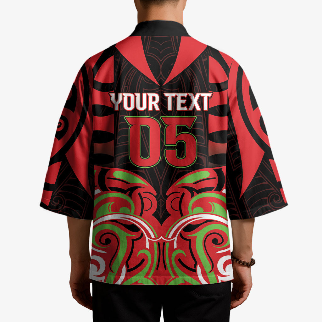 Custom Aotearoa Ngati Maru Kimono New Zealand Traditional Maori Pattern DT05 - Polynesian Pride