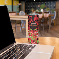 Custom Aotearoa Ngati Maru Skinny Tumbler New Zealand Traditional Maori Pattern DT05 - Polynesian Pride