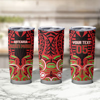 Custom Aotearoa Ngati Maru Tumbler Cup New Zealand Traditional Maori Pattern DT05 - Polynesian Pride