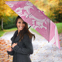Pink Palaka Hawaiian And Japanese Umbrella Maneki Neko And Sakura Bloom DT05 - Polynesian Pride