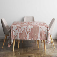 Beige Palaka Hawaiian And Japanese Tablecloth Maneki Neko And Sakura Bloom DT05 - Polynesian Pride