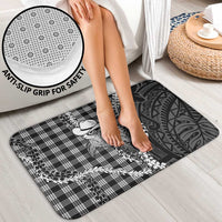 Black Hawaii Palaka Cowboy Turtle Bathroom Set Hawaiian Paniolo Puakenikeni Maile Lei DT05 - Polynesian Pride