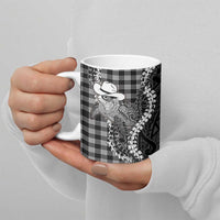 Black Hawaii Palaka Cowboy Turtle Ceramic Mug Hawaiian Paniolo Puakenikeni Maile Lei DT05 - Polynesian Pride