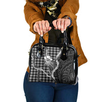 Black Hawaii Palaka Cowboy Turtle Shoulder Handbag Hawaiian Paniolo Puakenikeni Maile Lei