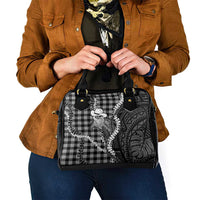 Black Hawaii Palaka Cowboy Turtle Shoulder Handbag Hawaiian Paniolo Puakenikeni Maile Lei