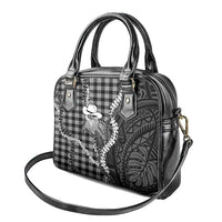 Black Hawaii Palaka Cowboy Turtle Shoulder Handbag Hawaiian Paniolo Puakenikeni Maile Lei