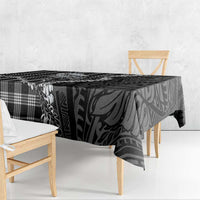 Black Hawaii Palaka Cowboy Turtle Tablecloth Hawaiian Paniolo Puakenikeni Maile Lei DT05 - Polynesian Pride