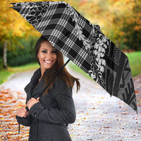 Black Hawaii Palaka Cowboy Turtle Umbrella Hawaiian Paniolo Puakenikeni Maile Lei DT05 - Polynesian Pride