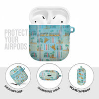 Hawaii Surfing AirPods Case He'e Nalu DT05 - Polynesian Pride