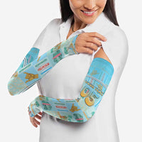 Custom Hawaii Surfing Arm Sleeves He'e Nalu DT05 - Polynesian Pride