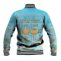 Custom Hawaii Surfing Baseball Jacket He'e Nalu DT05 - Polynesian Pride