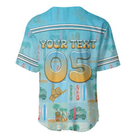 Custom Hawaii Surfing Baseball Jersey He'e Nalu DT05 - Polynesian Pride