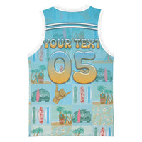 Custom Hawaii Surfing Basketball Jersey He'e Nalu DT05 - Polynesian Pride