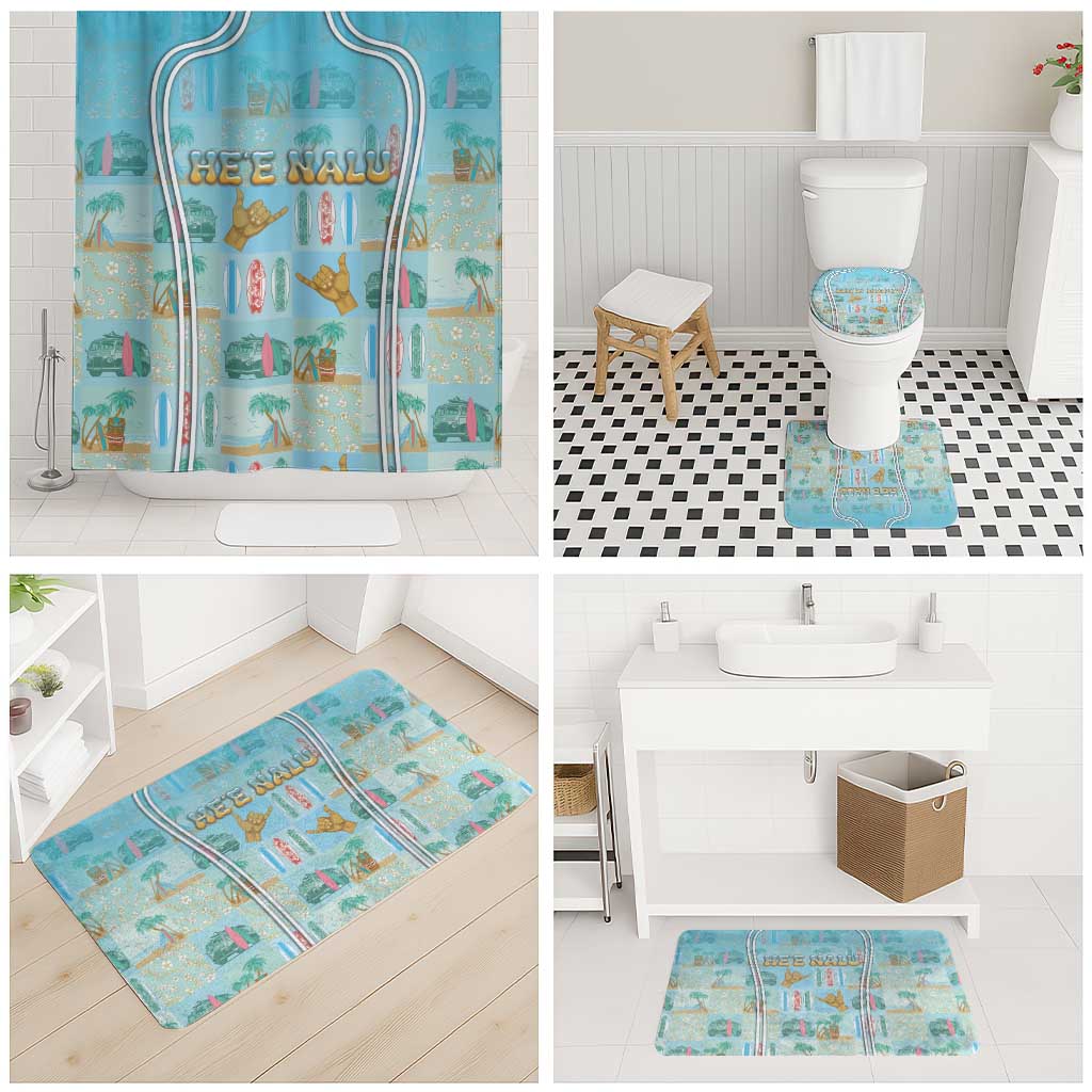 Hawaii Surfing Bathroom Set He'e Nalu DT05 - Polynesian Pride