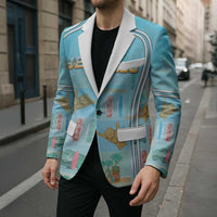 Custom Hawaii Surfing Blazer He'e Nalu DT05 - Polynesian Pride