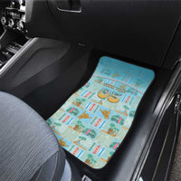Custom Hawaii Surfing Car Mats He'e Nalu DT05 - Polynesian Pride