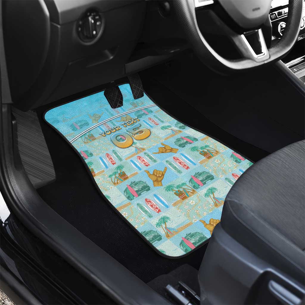 Custom Hawaii Surfing Car Mats He'e Nalu DT05 - Polynesian Pride