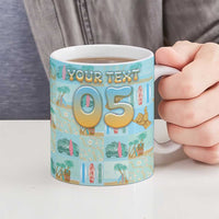 Custom Hawaii Surfing Ceramic Mug He'e Nalu