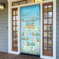 Custom Hawaii Surfing Door Cover He'e Nalu DT05 - Polynesian Pride