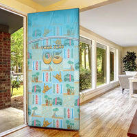Custom Hawaii Surfing Door Cover He'e Nalu DT05 - Polynesian Pride