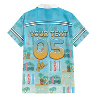 Custom Hawaii Surfing Family Matching Mermaid Dress and Hawaiian Shirt He'e Nalu