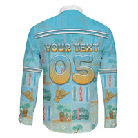 Custom Hawaii Surfing Family Matching Mermaid Dress and Hawaiian Shirt He'e Nalu