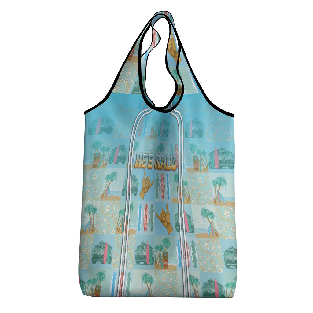 Hawaii Surfing Grocery Bag He'e Nalu DT05 - Polynesian Pride