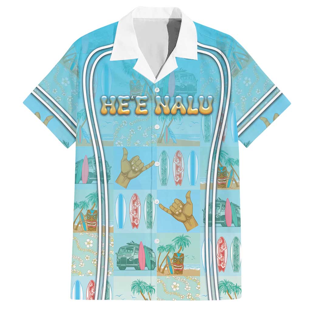 Custom Hawaii Surfing Hawaiian Shirt He'e Nalu