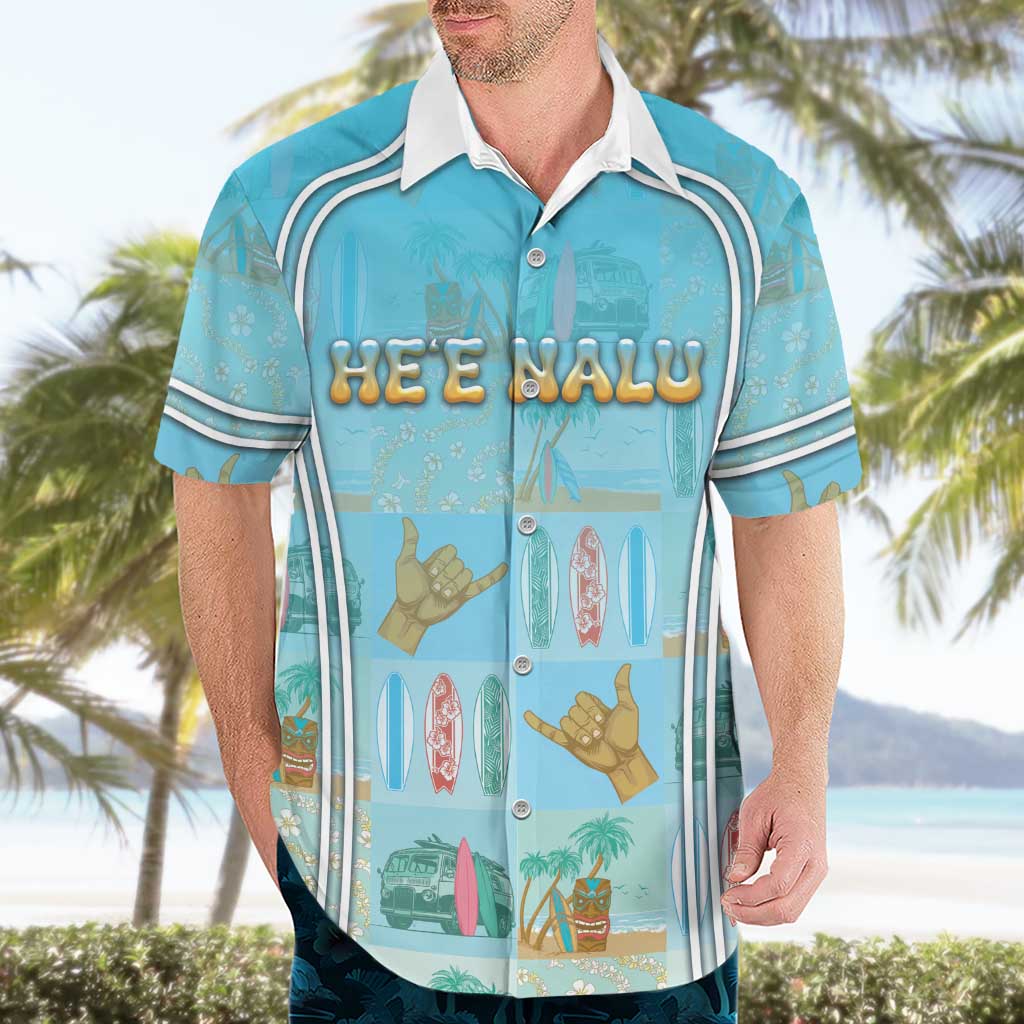 Custom Hawaii Surfing Hawaiian Shirt He'e Nalu