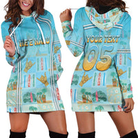 Custom Hawaii Surfing Hoodie Dress He'e Nalu DT05 - Polynesian Pride