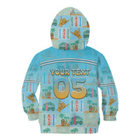 Custom Hawaii Surfing Kid Hoodie He'e Nalu DT05 - Polynesian Pride