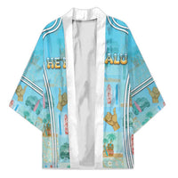 Custom Hawaii Surfing Kimono He'e Nalu DT05 Unisex Blue - Polynesian Pride