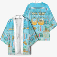 Custom Hawaii Surfing Kimono He'e Nalu DT05 - Polynesian Pride