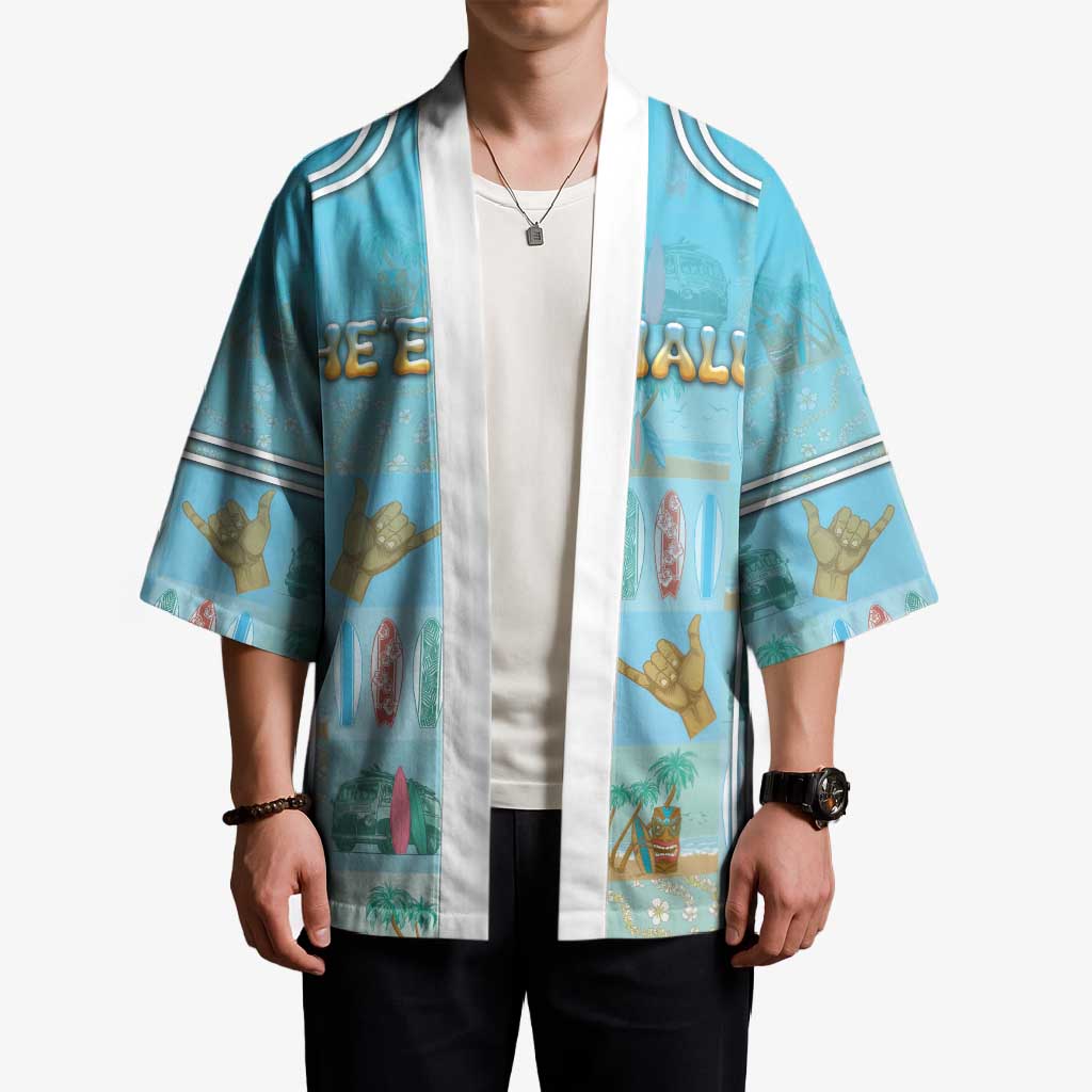 Custom Hawaii Surfing Kimono He'e Nalu DT05 - Polynesian Pride