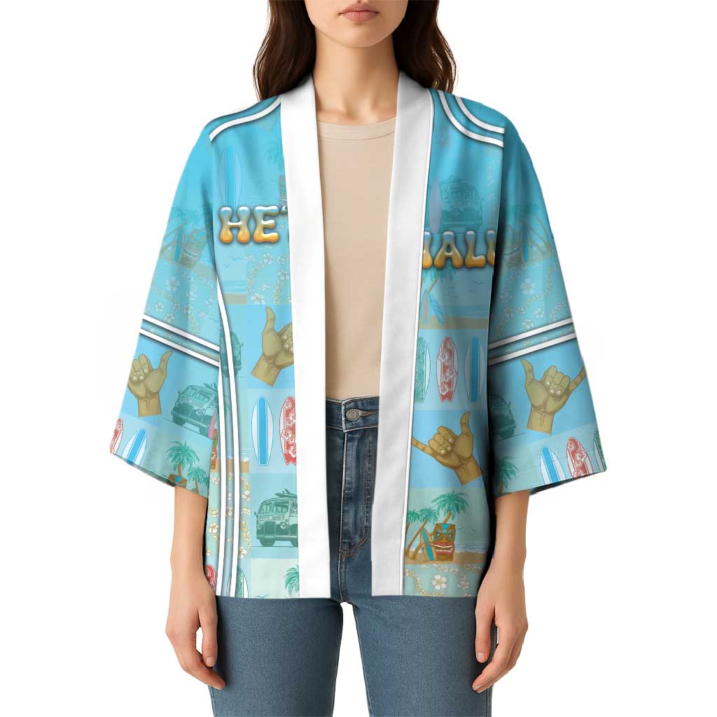 Custom Hawaii Surfing Kimono He'e Nalu DT05 - Polynesian Pride