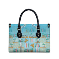 Hawaii Surfing Leather Bag He'e Nalu DT05 - Polynesian Pride