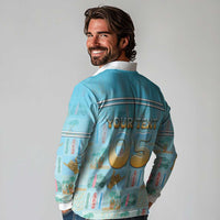 Custom Hawaii Surfing Long Sleeve Polo Shirt He'e Nalu DT05 - Polynesian Pride