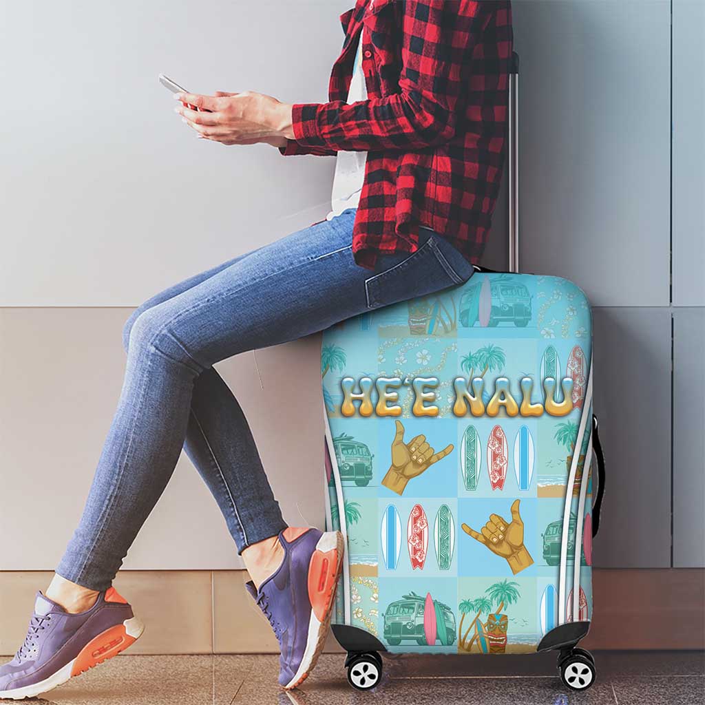 Hawaii Surfing Luggage Cover He'e Nalu DT05 - Polynesian Pride