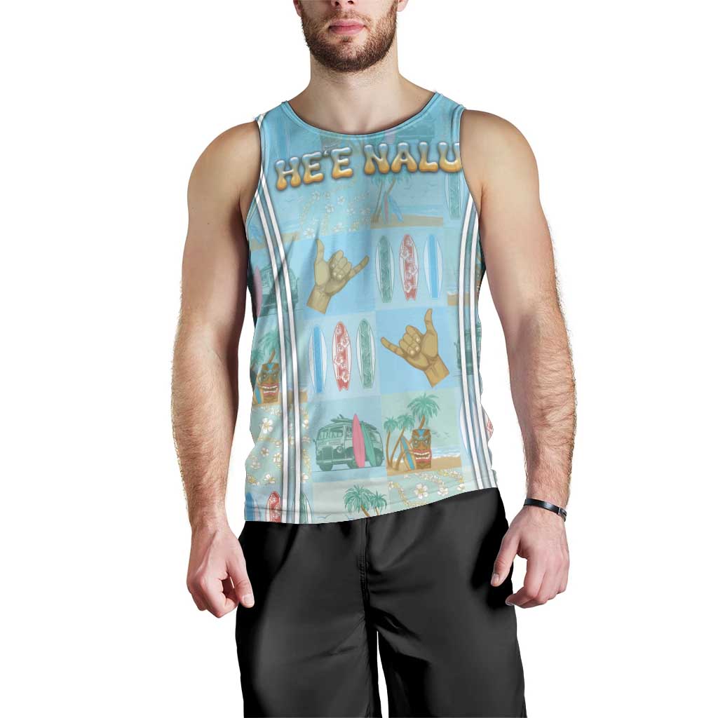 Custom Hawaii Surfing Men Tank Top He'e Nalu DT05 - Polynesian Pride