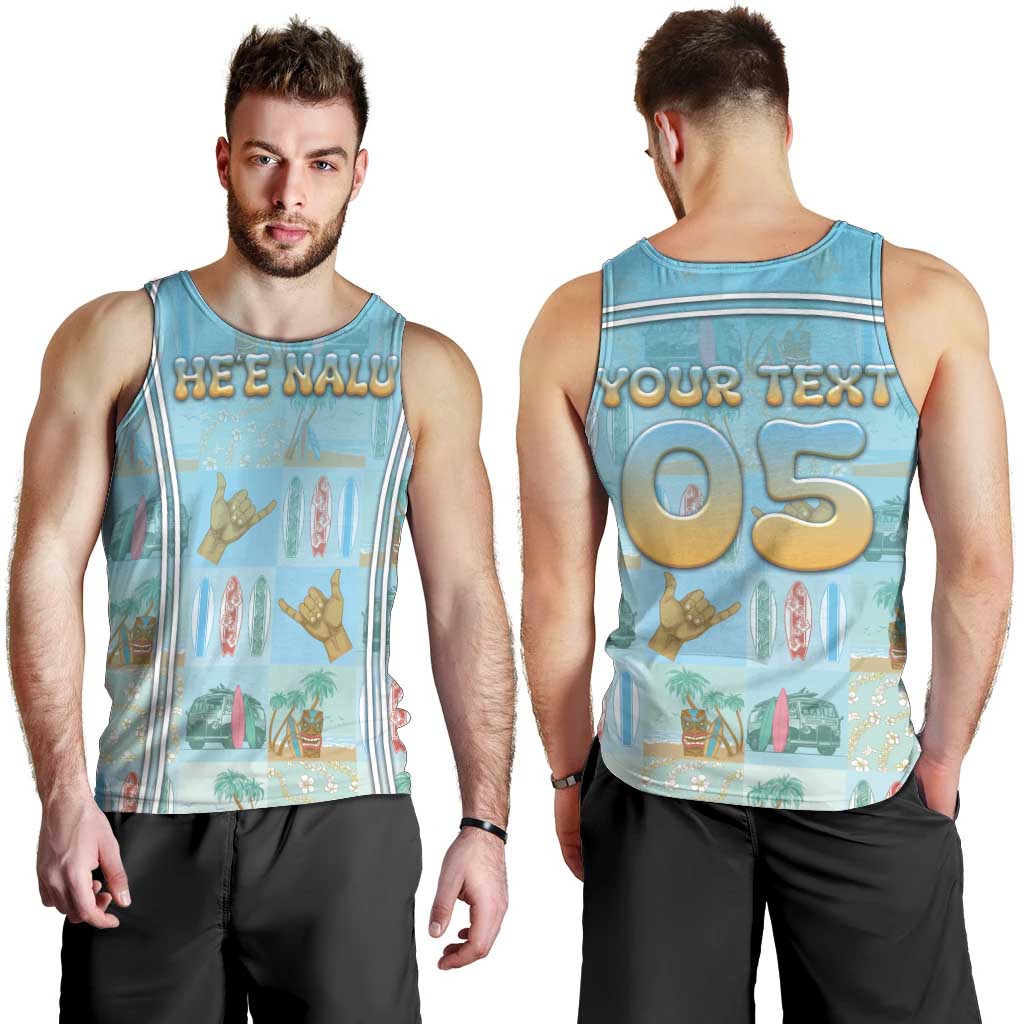Custom Hawaii Surfing Men Tank Top He'e Nalu DT05 - Polynesian Pride
