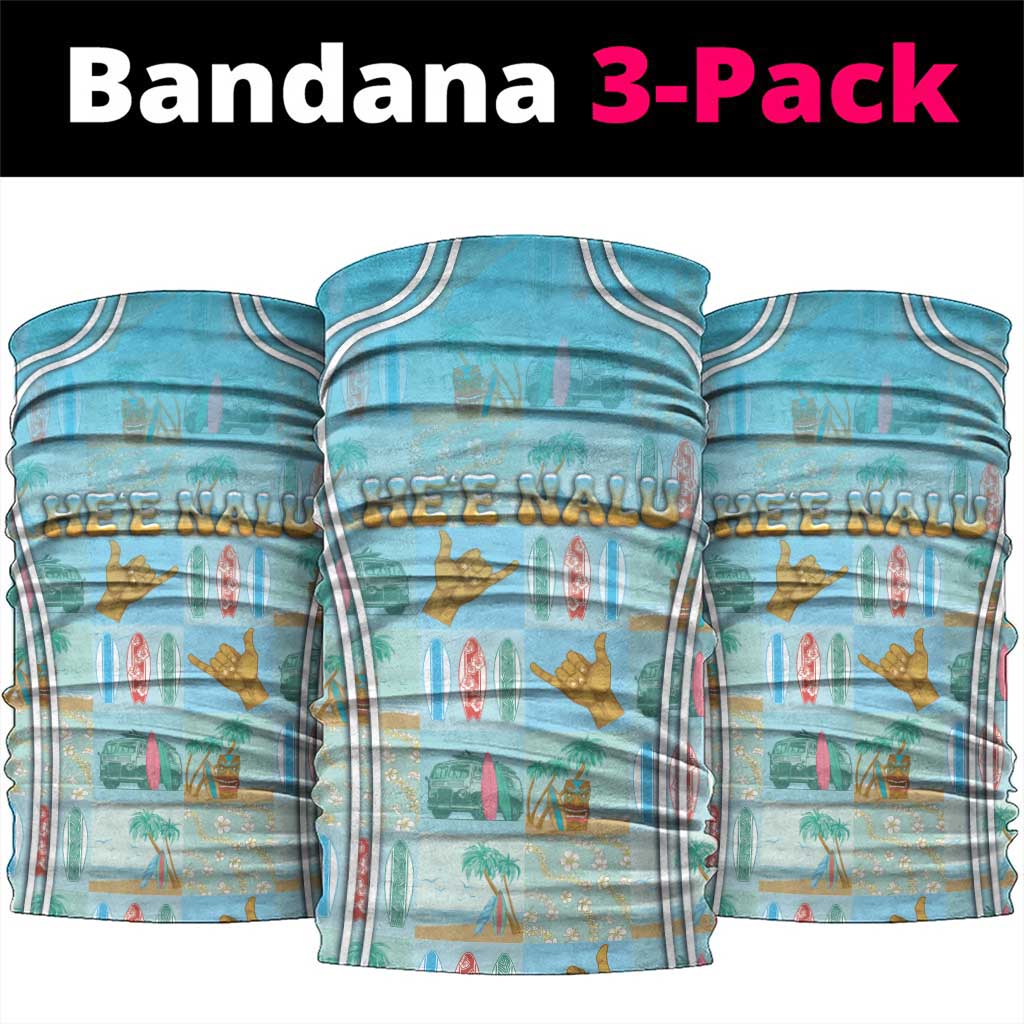 Hawaii Surfing Neck Gaiter He'e Nalu DT05 package One Size: 25*50cm Blue - Polynesian Pride