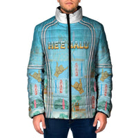Custom Hawaii Surfing Padded Jacket He'e Nalu DT05 Men Blue - Polynesian Pride